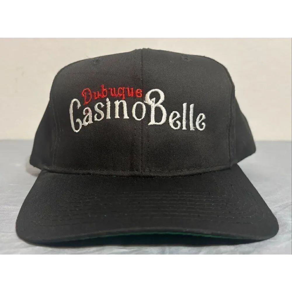 Vintage Dubuque Belle Casino USA Hat Snapback Dad Cap Iowa Casino